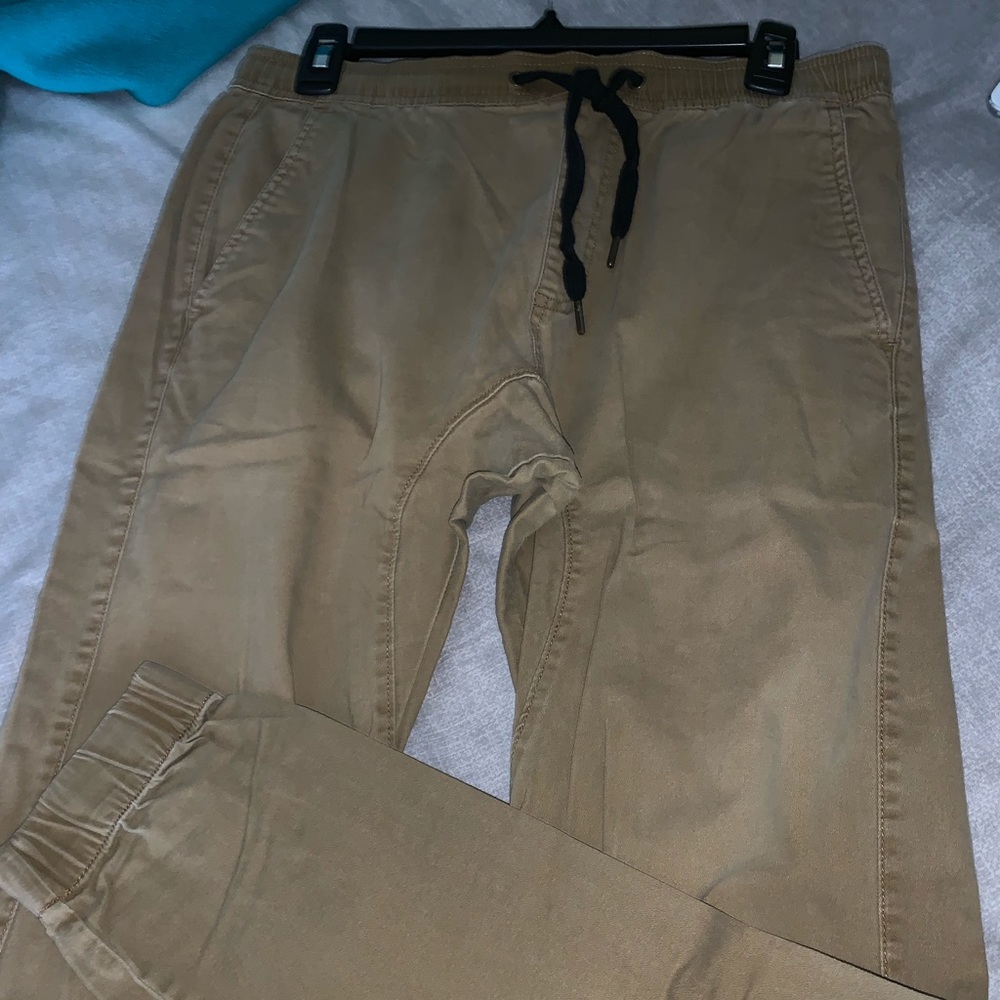 Khaki joggers pants